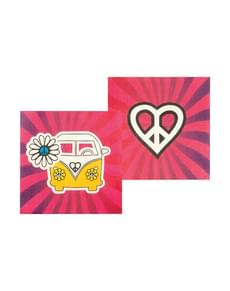 Set of 12 Hippy Napkins