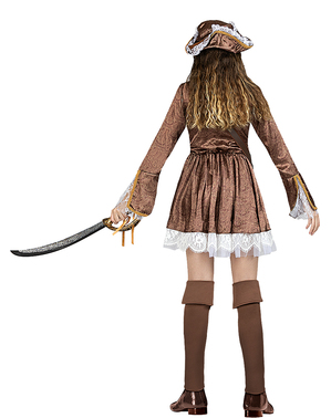Koloniálny pirátsky kostým pre ženy - nadmerná veľkosť