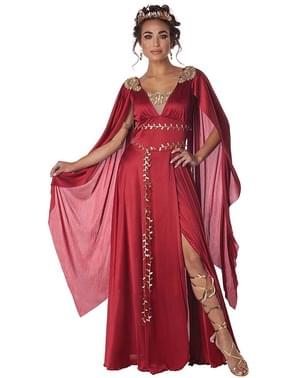 Червен дамски римски костюм