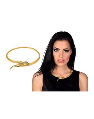 Collar de serpiente de Egipto para mujer