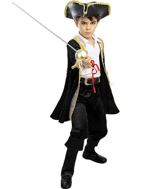 Fato de pirata deluxe para menino - Coleção colonial