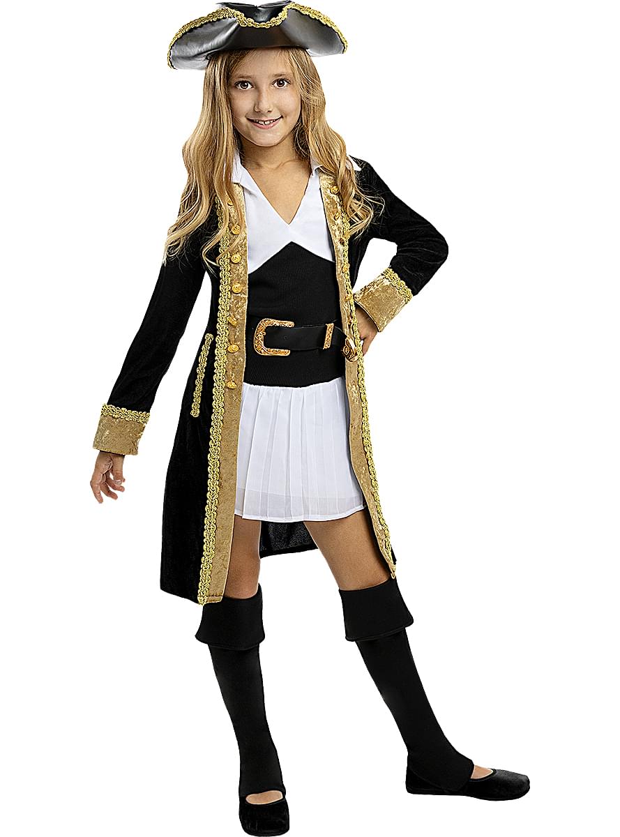 Déguisement pirate deluxe fille - Collection colonial
