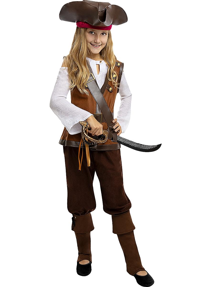 Costume da pirata per bambina - Collezione Caraibi