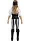 Déguisement pirate à rayures fille - Collection Blanc et Noir