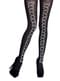 Collants os squelette femme