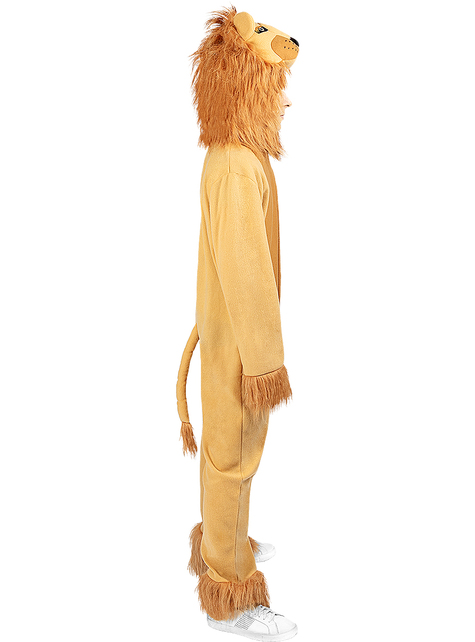 Costume leone safari con testa da adulto per 71,75 €