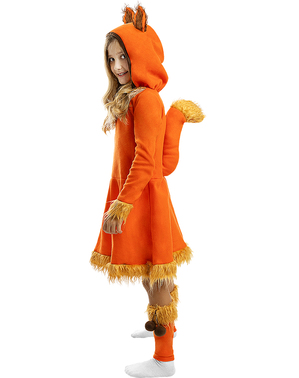 Детски костюм на лисица за момичета