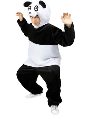 Costum de urs panda pentru adulți