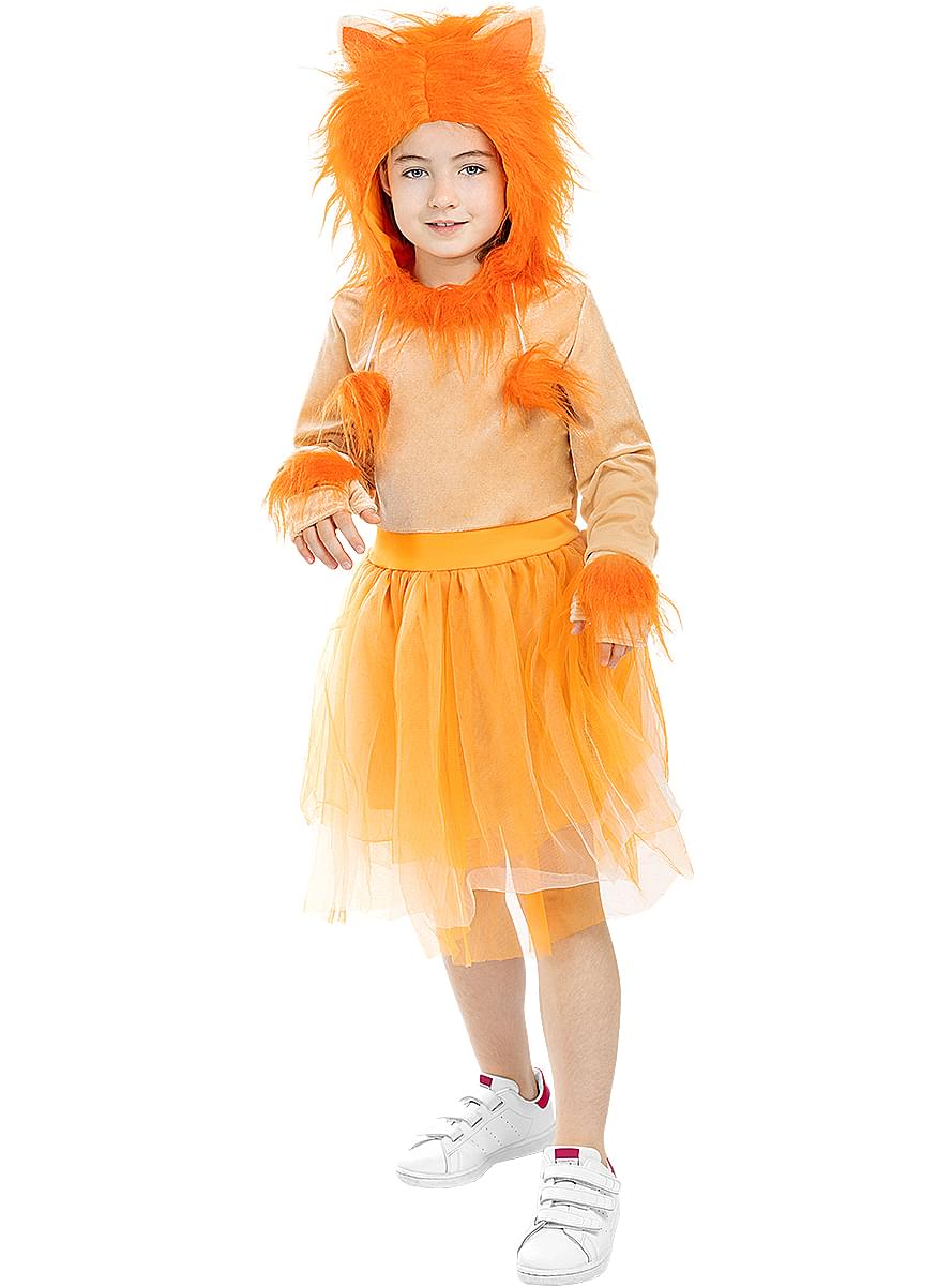 Disfraz de leona para niña Funidelia