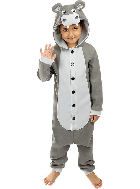 Aanstellen Polair massa Hippo Onesie Costume for Kids. Express delivery | Funidelia