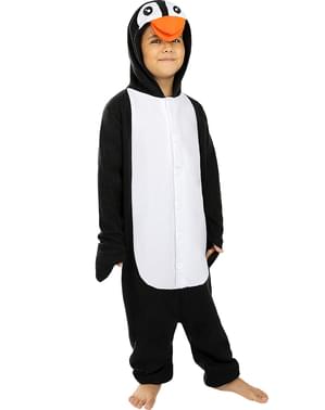 Onesie Pingvin Kostume til Børn