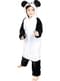 Fato de urso panda onesie para menino