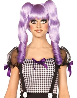 Perruque Mardi Gras femme