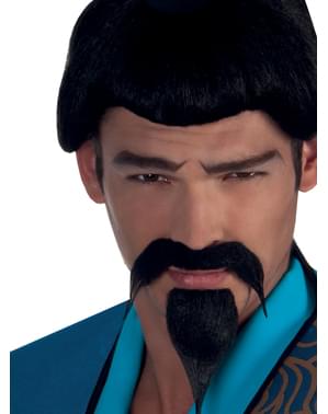 Men's Samurai Moustache and Goatee
