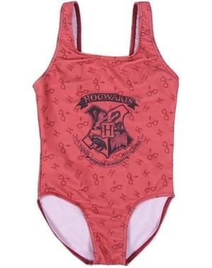 Fato de banho de Hogwarts para menina - Harry Potter