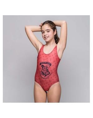 Fato de banho de Hogwarts para menina - Harry Potter