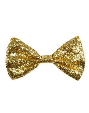 Laço dourado para homem