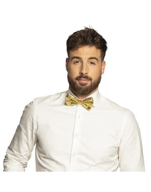 Laço dourado para homem