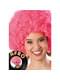 Peluca afro rosa unisex