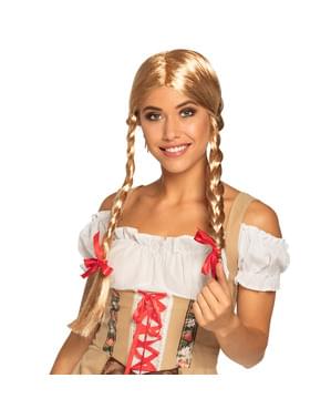Naisten blondi Heidi-peruukki