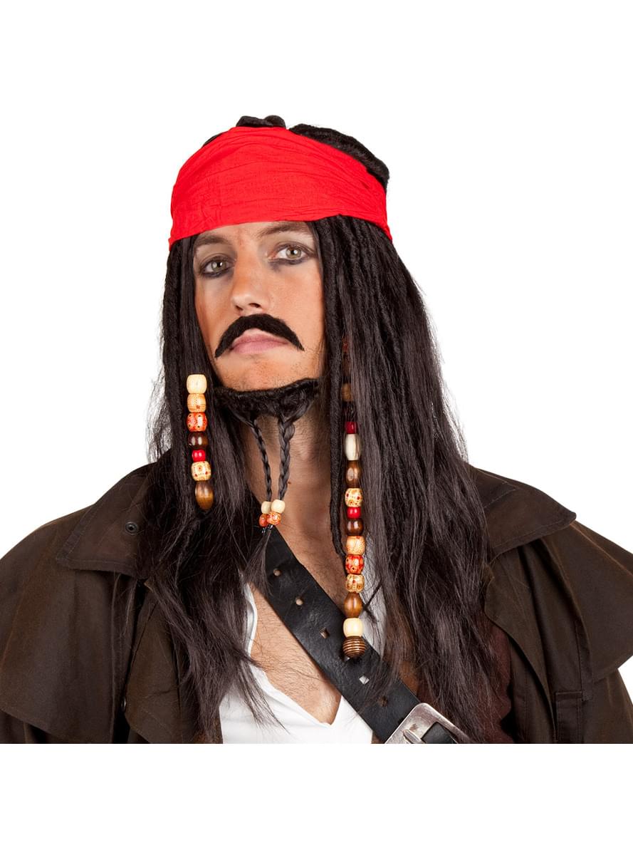Mens Tobias the Pirate accessories set