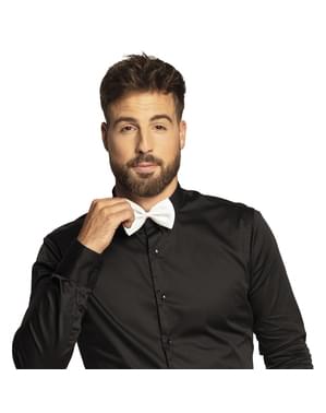 Laço branco para adulto