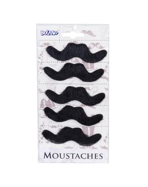 Mustascher 6 pack Mexikanska vuxen