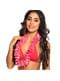 Collar hawaiano rosa para adulto