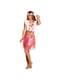 Set Hawaiano tonos fucsias para mujer