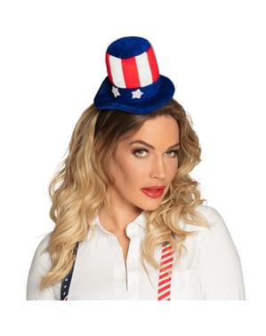 Mini cappello da Zio Sam per donna