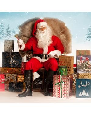 Cinturón de Papá Noel ancho para hombre