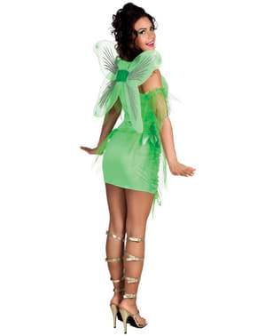 Disfraz de hada verde para mujer