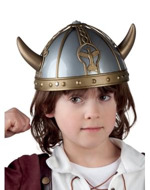 Casco de vikingo fuerte infantil
