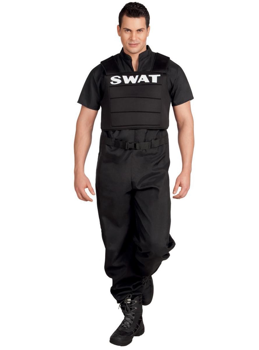 Man's SWAT Officer Costume. Express delivery Funidelia