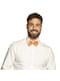 Orange bow tie for adults