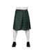 Falda escocesa verde para hombre