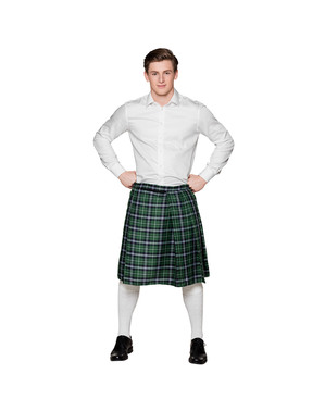 Πράσινη φούστα της Σκωτίας για τους άνδρες