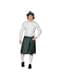 Green Scottish skirt for men