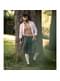 Green Scottish skirt for men