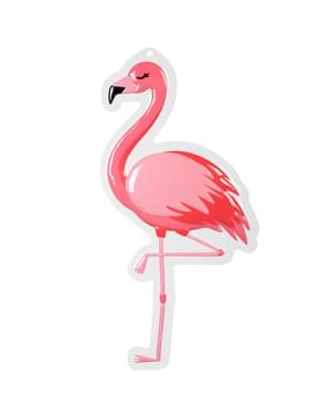 Décoration à suspendre flamant rose - Flamingo Party