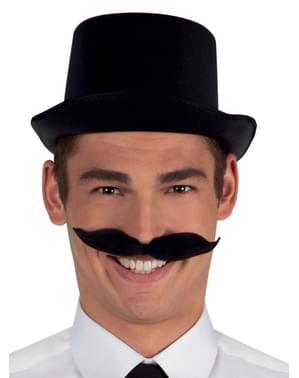 Bigode flexível para homem