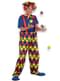 Fato de palhaço multicolor para homem
