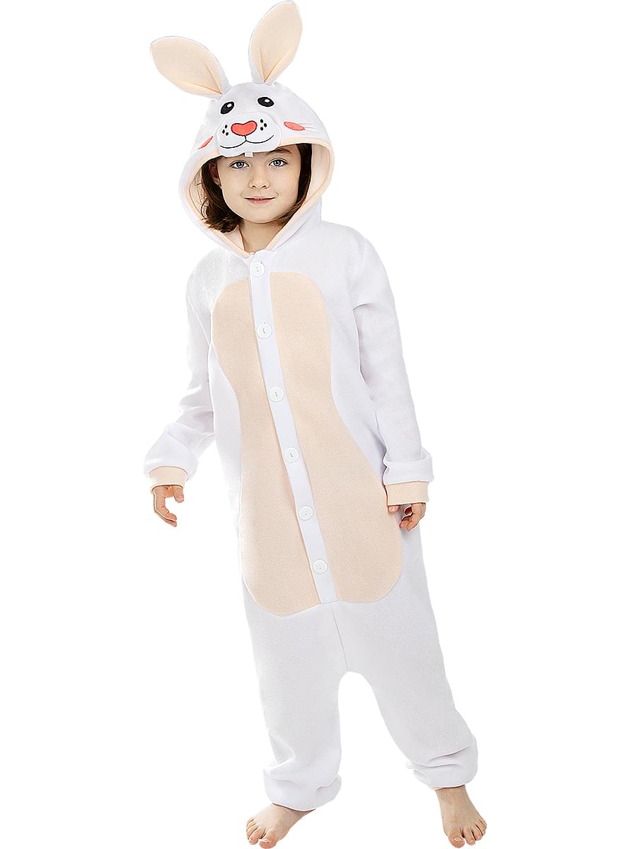 Disfraz de conejo onesie para niños