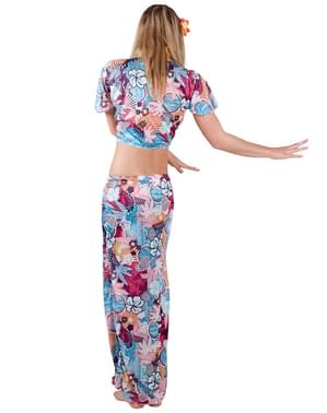 Fato de beleza havaiana para mulher