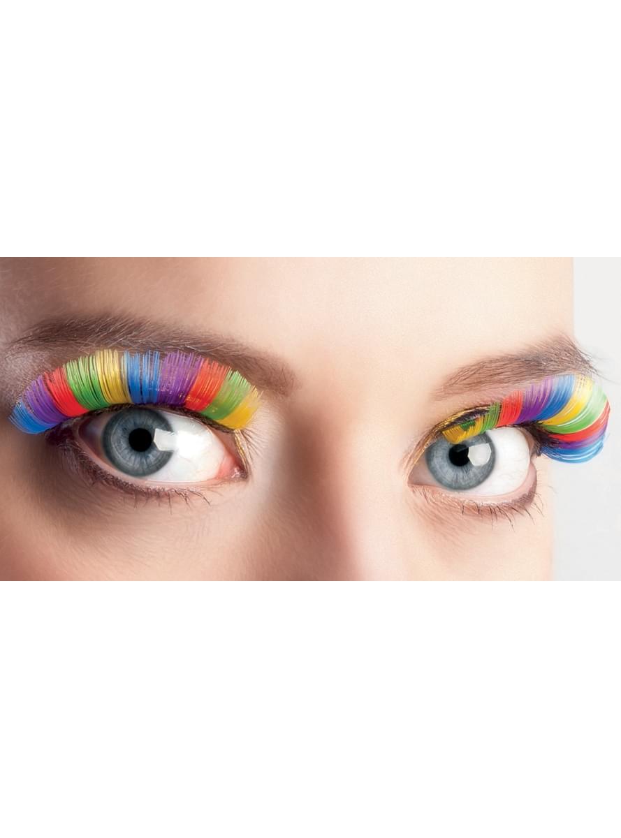 Woman's Multi-coloured Eyelashes