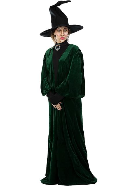MCGONAGALL KOSTÜM für Damen - Harry Potter Kleid Professor Mc Gonagall  Hogwarts 