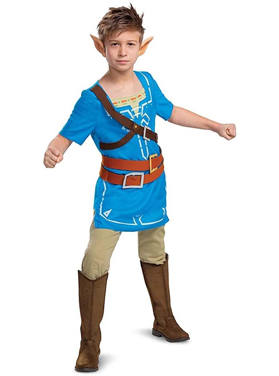 Link Botw Costume for Boys - The Legend of Zelda