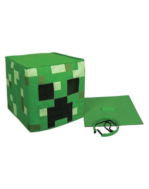Głowa Creeper dla dzieci - Minecraft