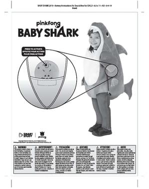 Kostum Mommy Shark za otroke - Baby Shark