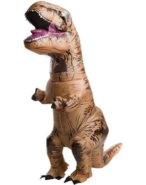 Maskeraddräkt dinosaurie T-Rex uppblåsbar för ungdom - Jurassic World